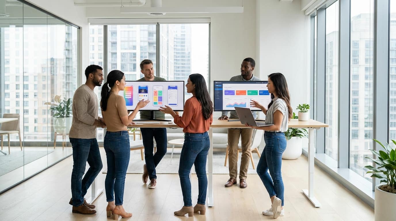 Dexsof team collaborating